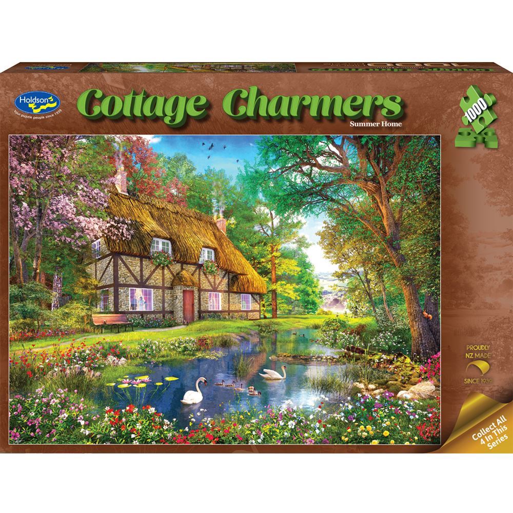 Holdson - Summer Home - Cottage Charmers Jigsaw Puzzle 1000 Pieces