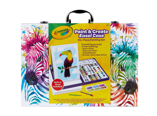 Crayola Paint & Create Portable Easel Travel Art Case