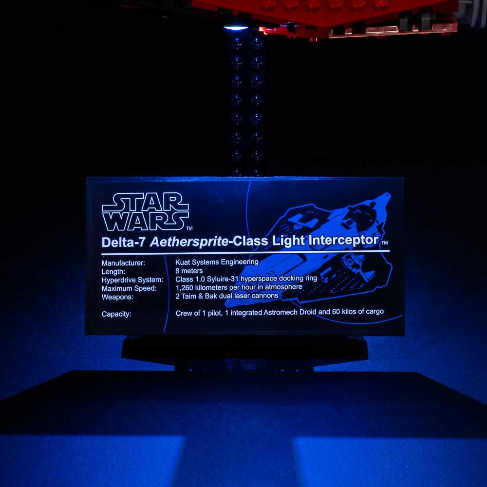 Light My Bricks - LIGHT KIT for LEGO UCS Obi-Wan's Jedi Starfighter 10215