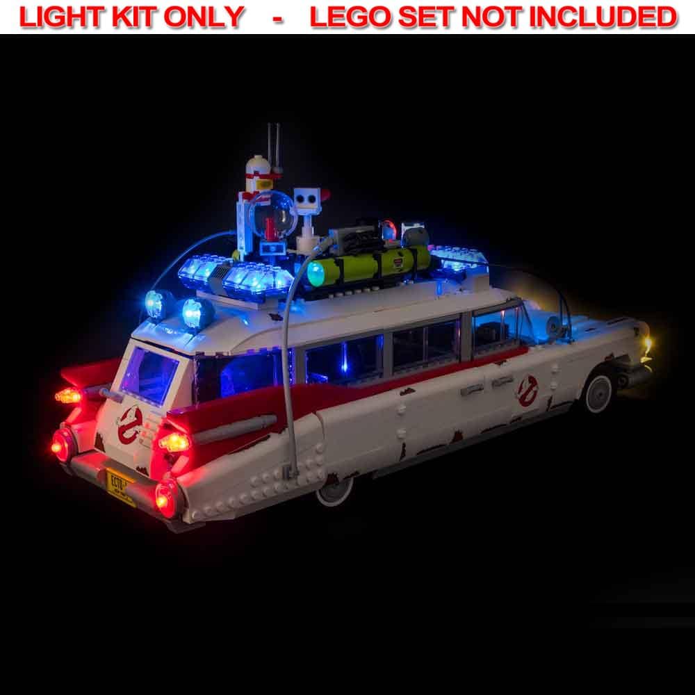 Light My Bricks - LIGHT KIT for LEGO Ghostbusters Ecto-1 10274 Light & Sound & Remote Control Kit
