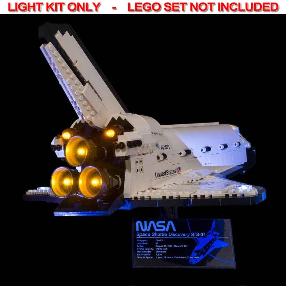 Light My Bricks - LIGHT KIT for LEGO NASA Space Shuttle Discovery 10283