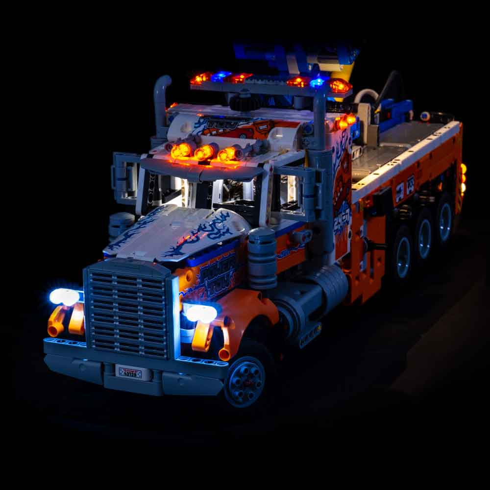 Light My Bricks - LIGHT KIT for LEGO Heavy Duty Tow Truck 42128