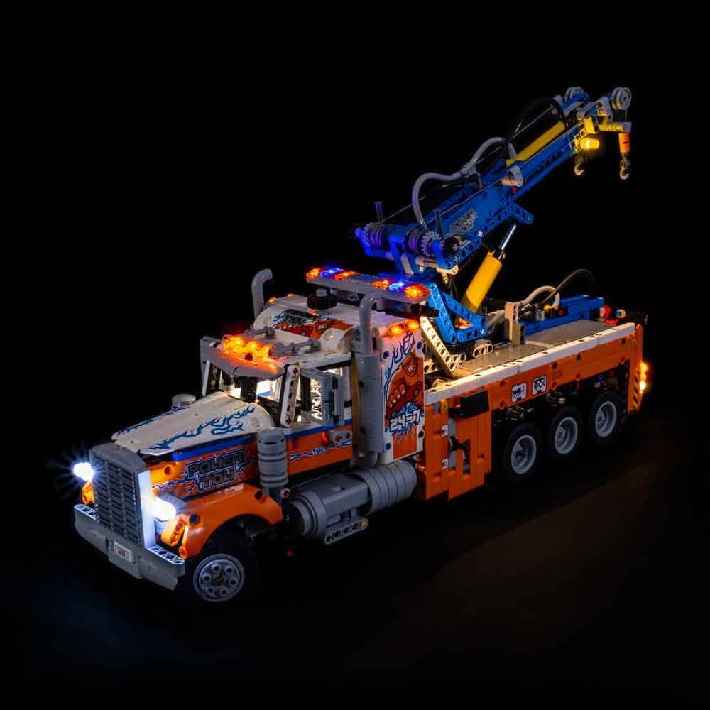 Light My Bricks - LIGHT KIT for LEGO Heavy Duty Tow Truck 42128