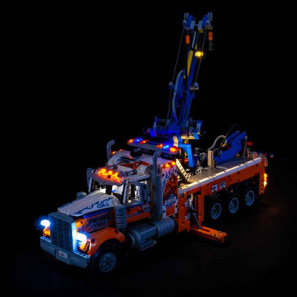 Light My Bricks - LIGHT KIT for LEGO Heavy Duty Tow Truck 42128