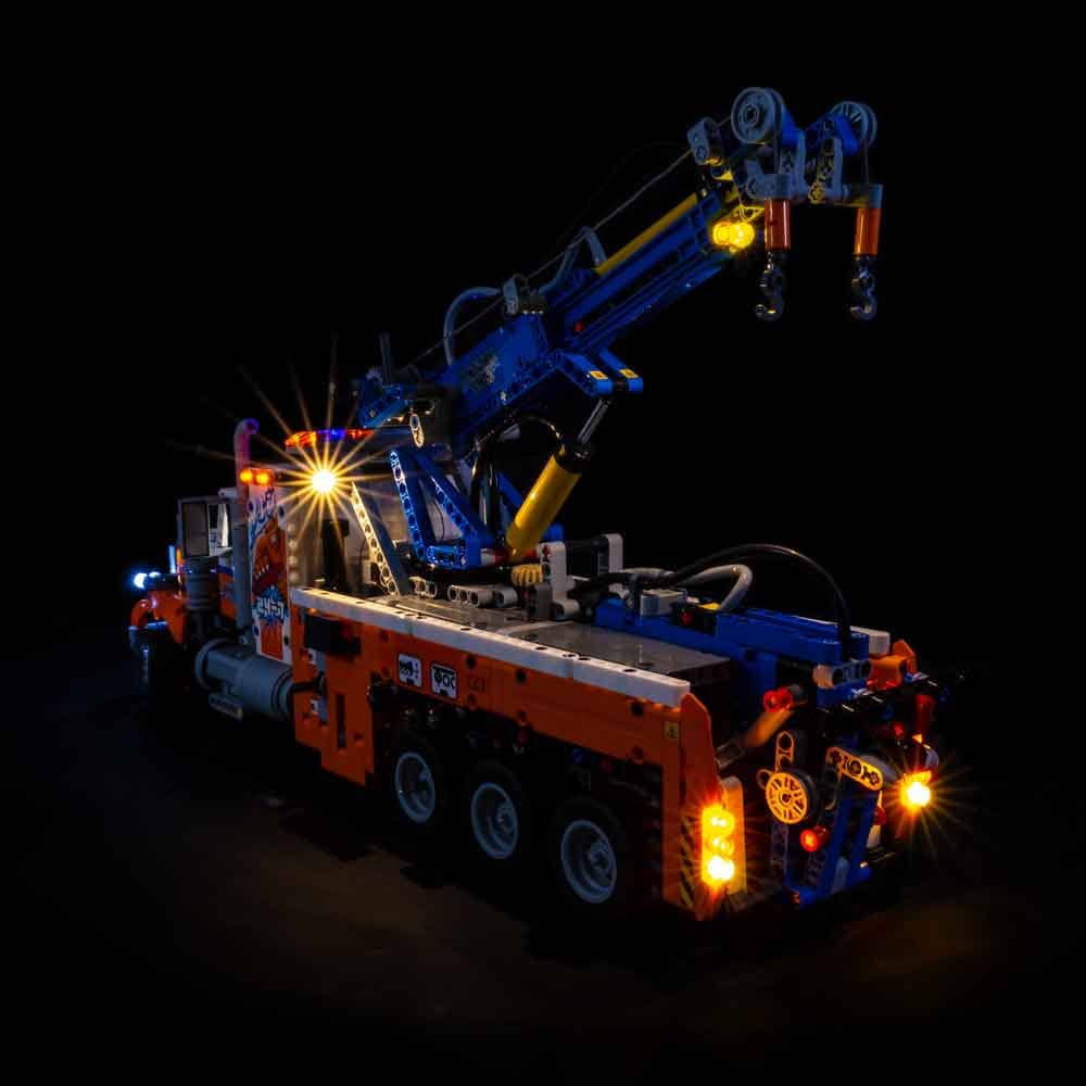 Light My Bricks - LIGHT KIT for LEGO Heavy Duty Tow Truck 42128