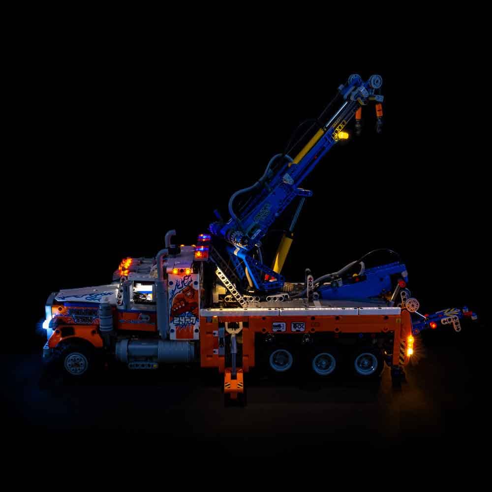 Light My Bricks - LIGHT KIT for LEGO Heavy Duty Tow Truck 42128
