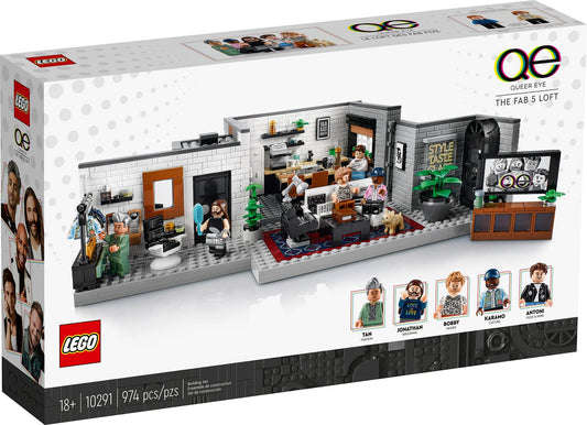 LEGO 10291 Queer Eye The Fab 5 Loft - ICONS