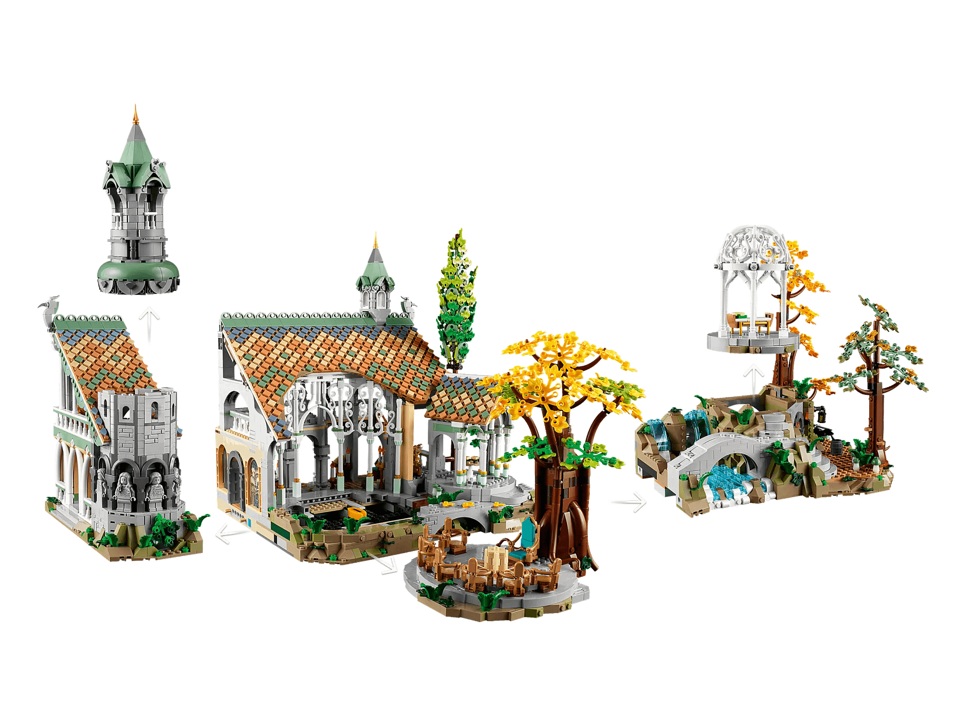 LEGO 10316 THE LORD OF THE RINGS: RIVENDELL - Icons
