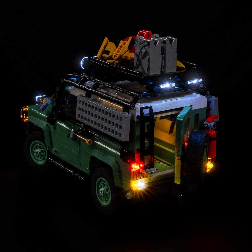 Light My Bricks - Light Kit For LEGO Land Rover Classic Defender 90 10317
