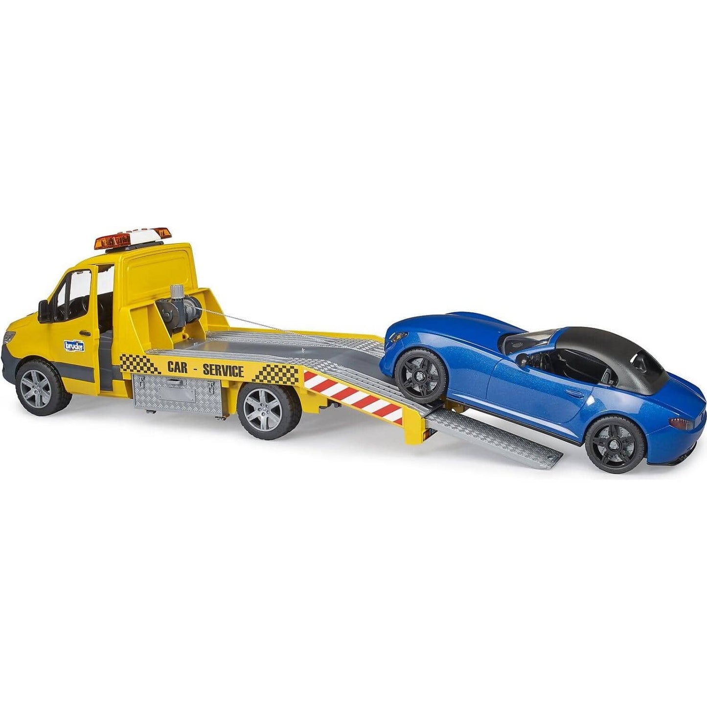 Bruder - Sprinter Car Transporter With Light & Sound Module - Roadster 1:16 Scale