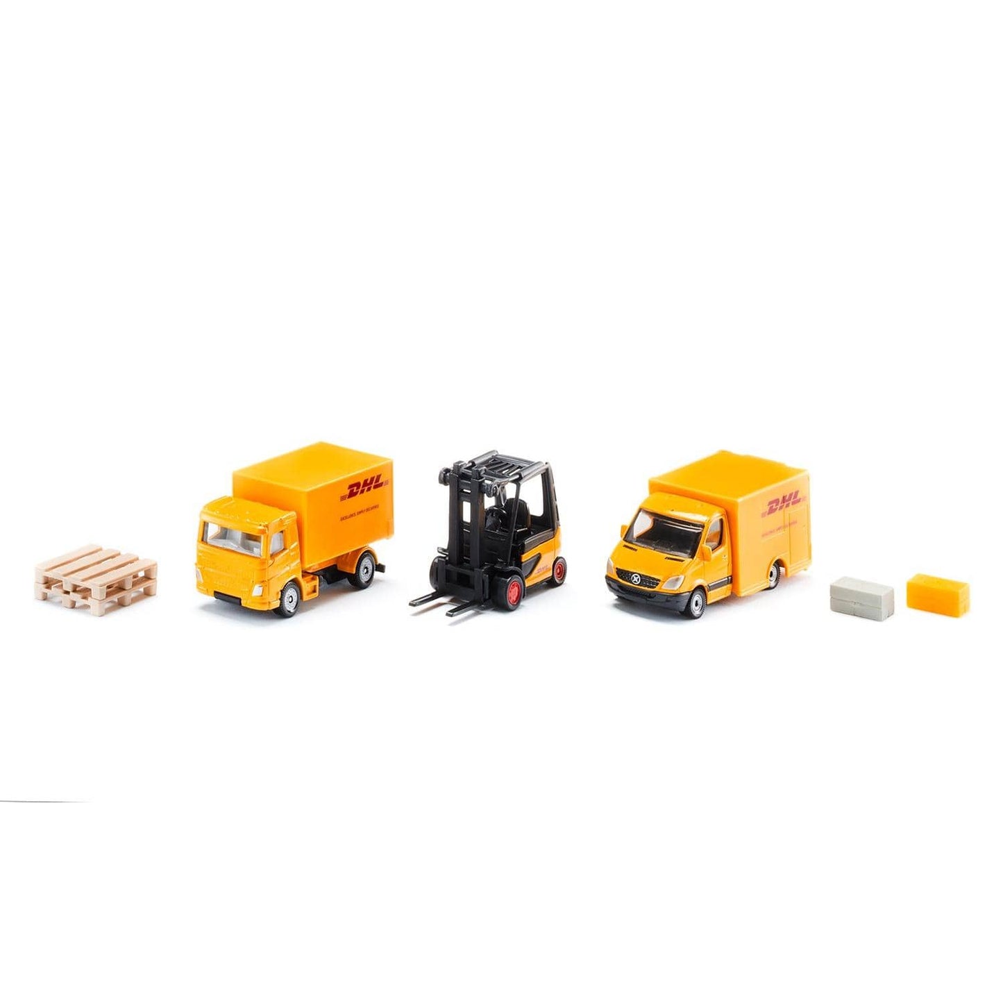 Siku - DHL Logistics 3 Vehicle And Accessories Playset