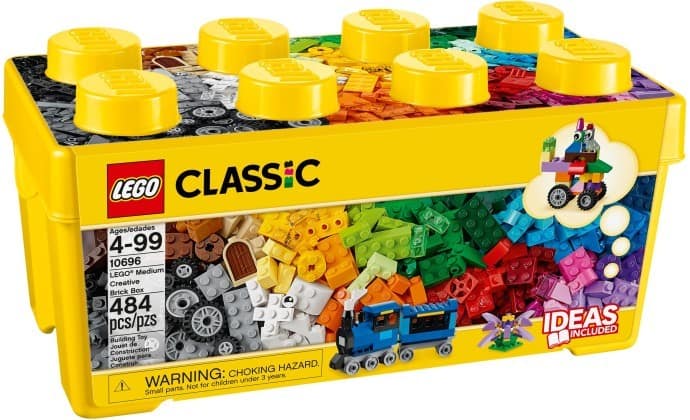 LEGO 10696 Brick Box Classic Medium (484 Pcs) - Classic