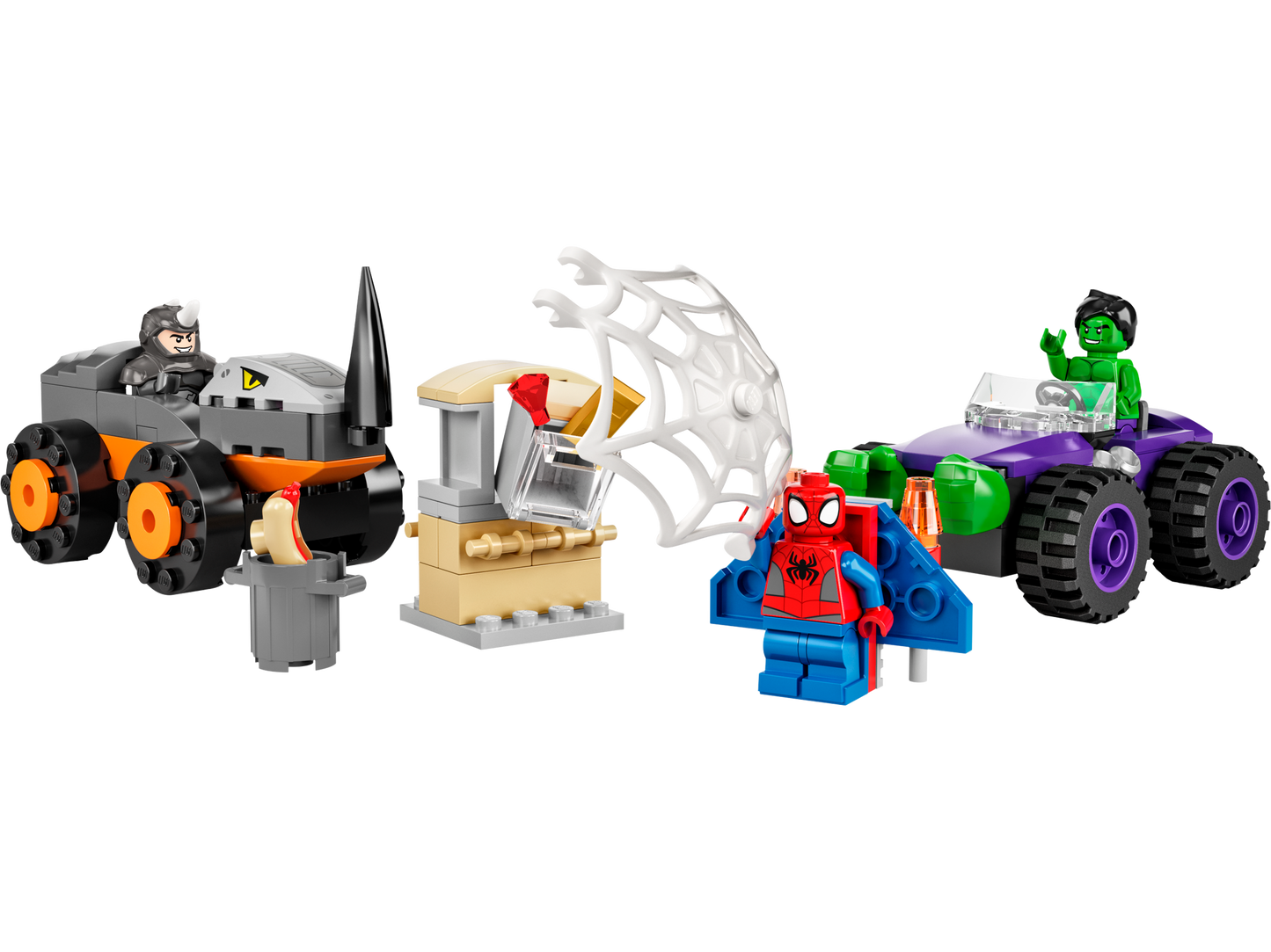 LEGO 10782 Hulk vs. Rhino Truck Showdown - Marvel Spidey 4+