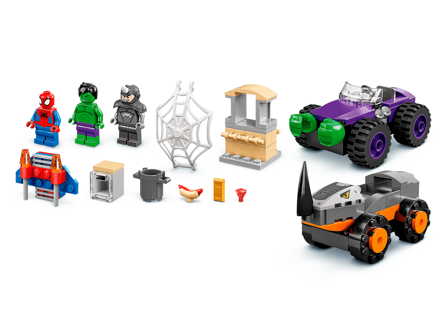 LEGO 10782 Hulk vs. Rhino Truck Showdown - Marvel Spidey 4+