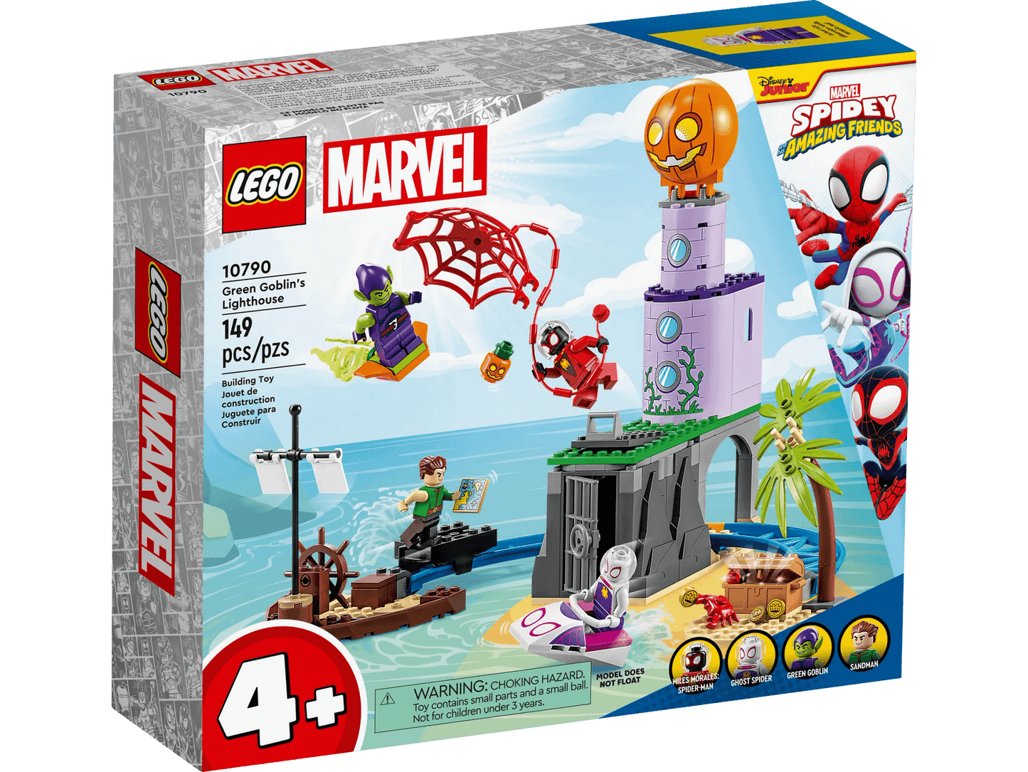LEGO 10790 Team Spidey at Green Goblin's Lighthouse - Marvel Spidey Super Heroes 4+
