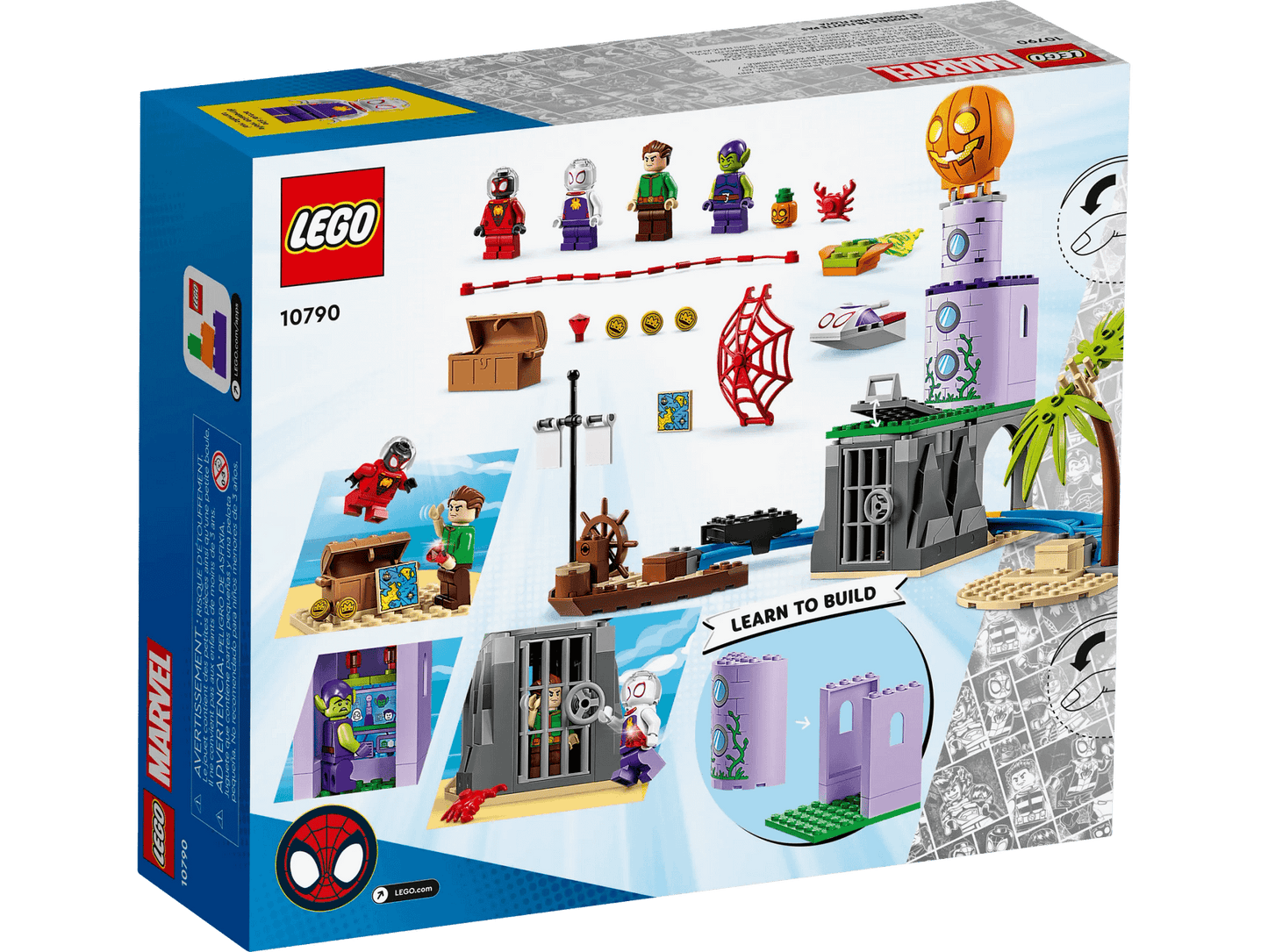 LEGO 10790 Team Spidey at Green Goblin's Lighthouse - Marvel Spidey Super Heroes 4+
