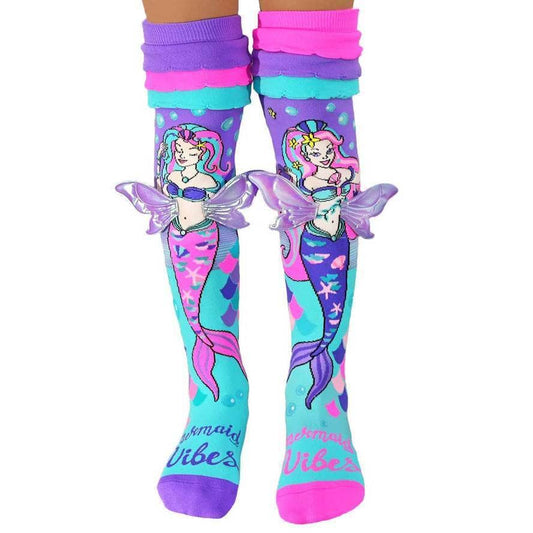 Madmia - Mermaid Seaworld Socks Kids & Adults Age 6y+