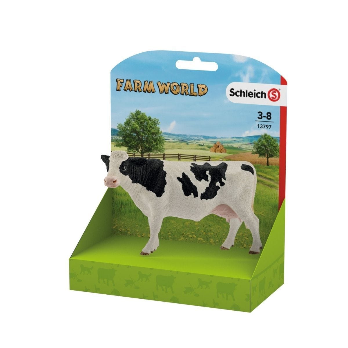 Schleich - Holstein Cow Farm World Animal Figurine