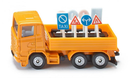 Siku Die-Cast Road Maintenance Truck With Load-Up Accessories – 1:87 Scale Utility Vehicle