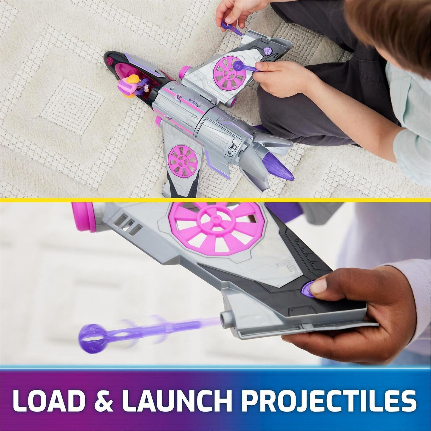 Paw Patrol - The Mighty Movie Transforming Rescue Jet With Skye - Spin Master