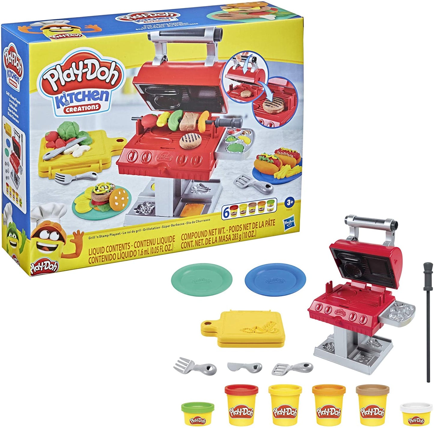 Play-doh - Kitchen Creations Grill 'n Stamp Playset