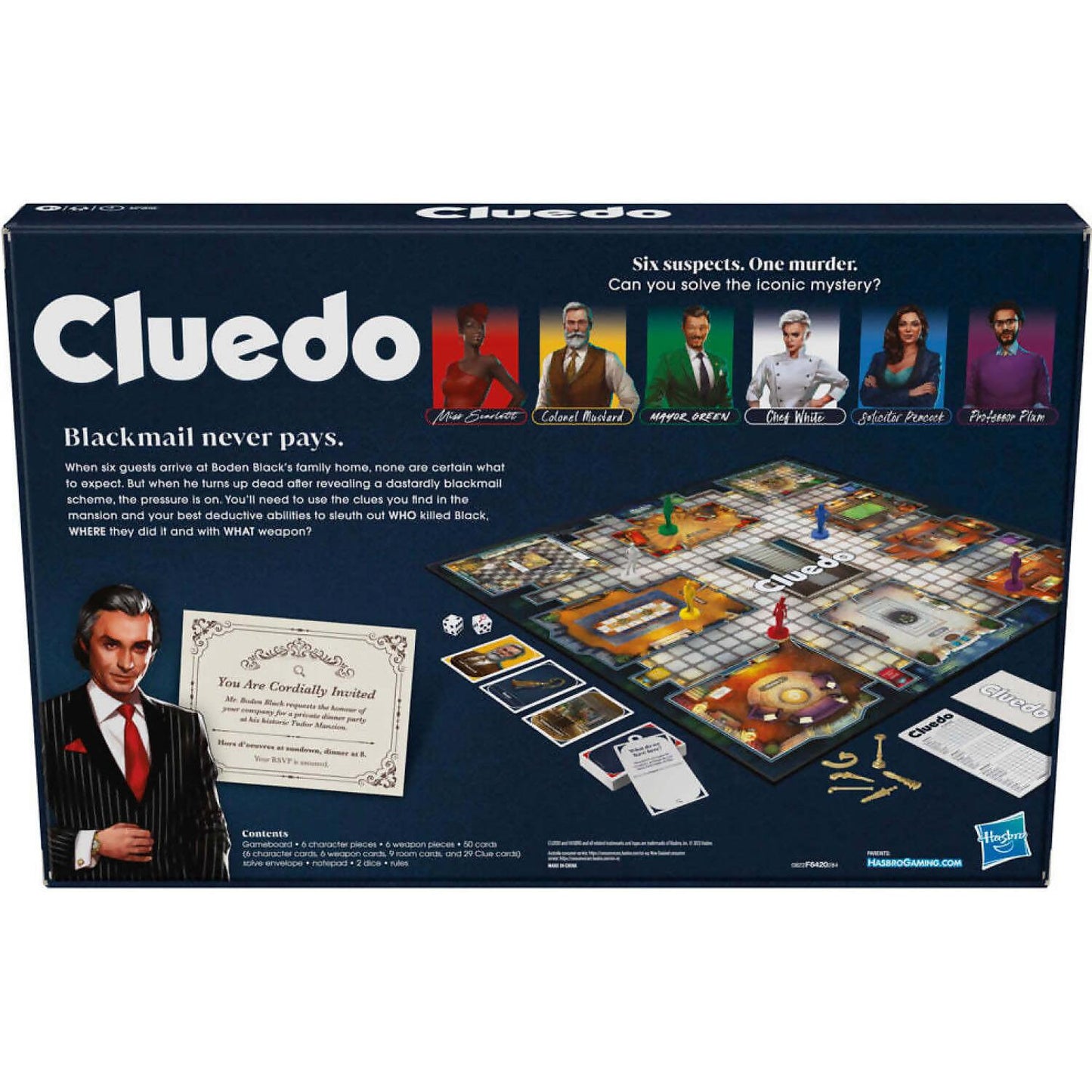 Cluedo Classic Refresh Game - Hasbro