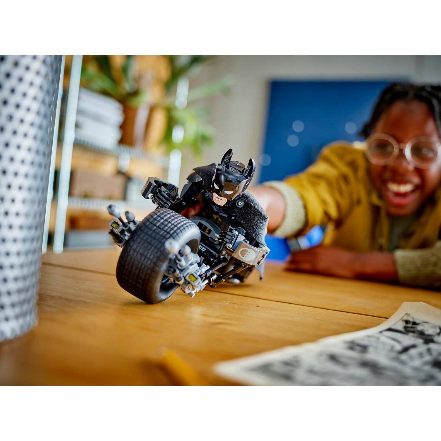 LEGO 76273 Batman Construction Figure and the Bat-Pod Bike - DC Super Heroes