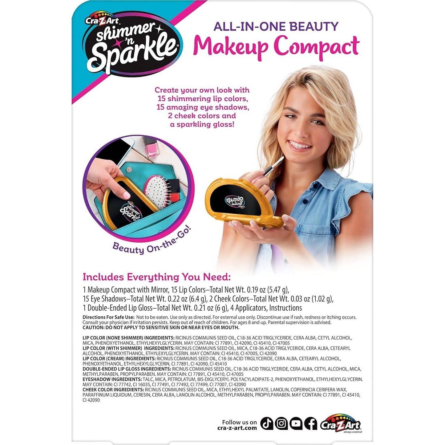 Cra-z-art - Shimmer N Sparkle All In One Beauty Compact