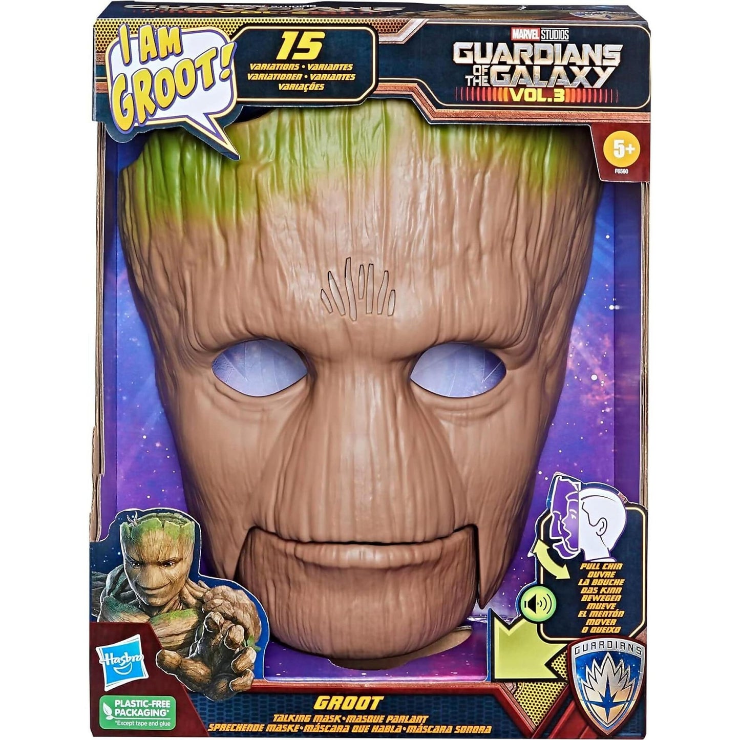 Marvel - Guardians Of The Galaxy Vol. 3 Groot Role Play Mask Super Hero Toys For Kids - Hasbro