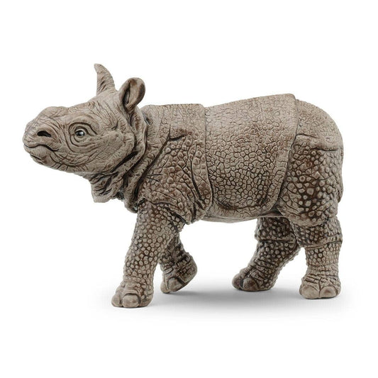 Schleich - Indian Rhinoceros Baby Animal Figurine