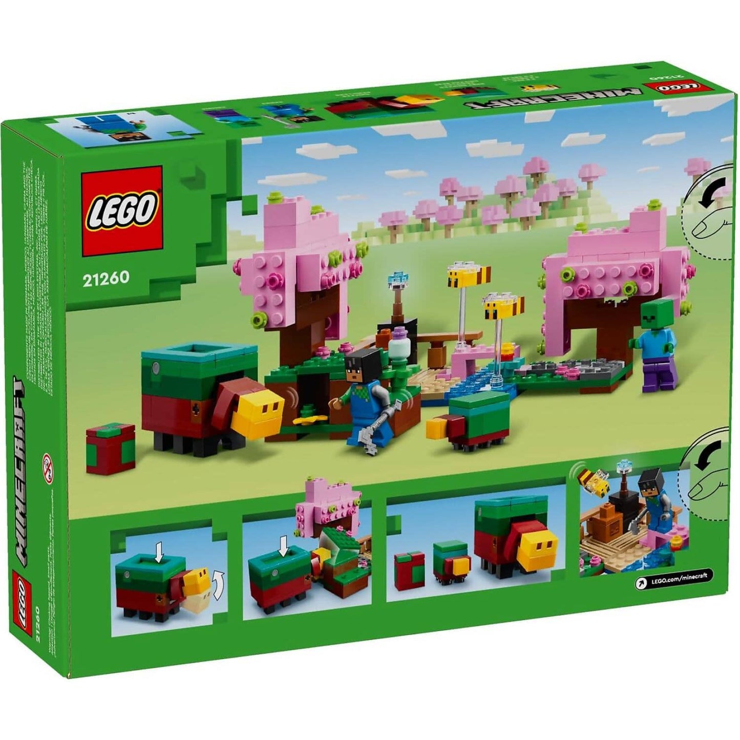 LEGO 21260 The Cherry Blossom Garden - Minecraft