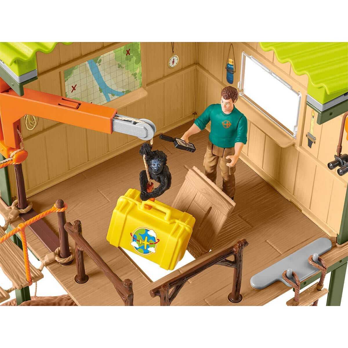 Schleich - National Geographic Kids - Ranger Adventure Station - Wild Life Figurine