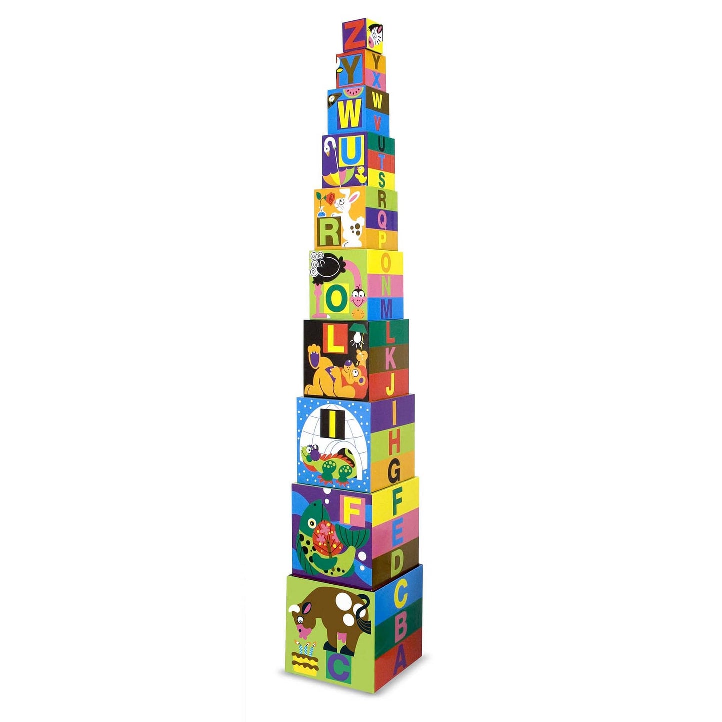 Melissa & Doug - Alphabet Nesting And Stacking Blocks