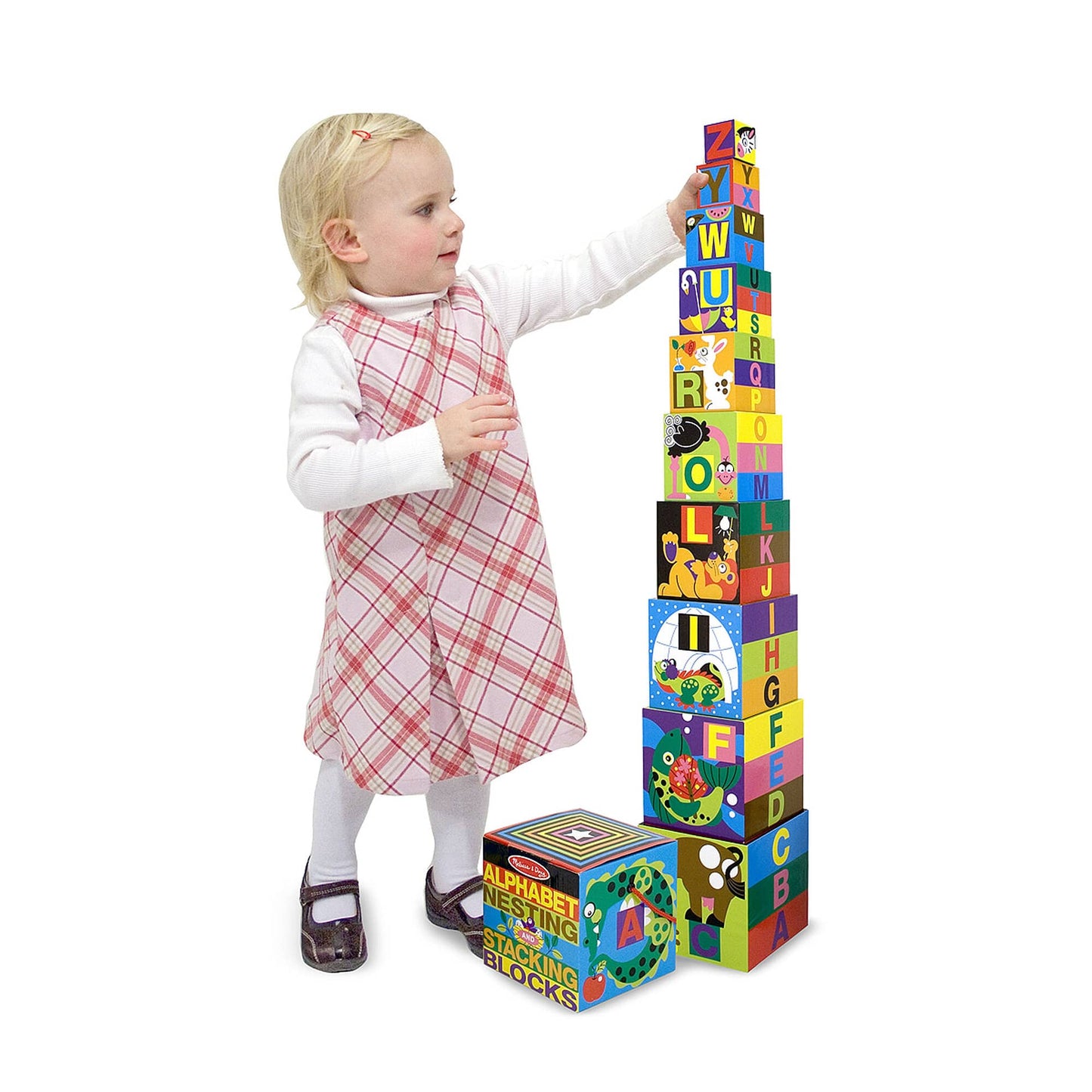 Melissa & Doug - Alphabet Nesting And Stacking Blocks