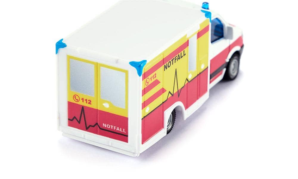 Siku - Ambulance Fire  Rescue Die-Cast Model Vehicle