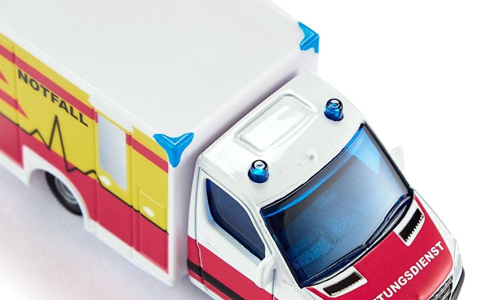 Siku - Ambulance Fire  Rescue Die-Cast Model Vehicle