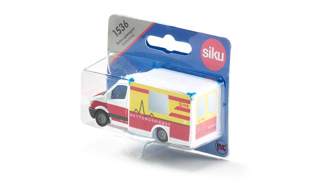 Siku - Ambulance Fire  Rescue Die-Cast Model Vehicle