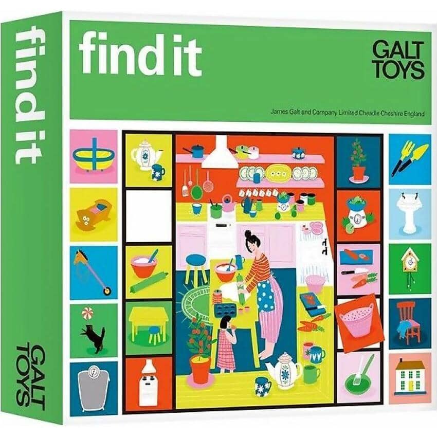 GALT - Find It Picture Card & Board Game - Educational Family Game