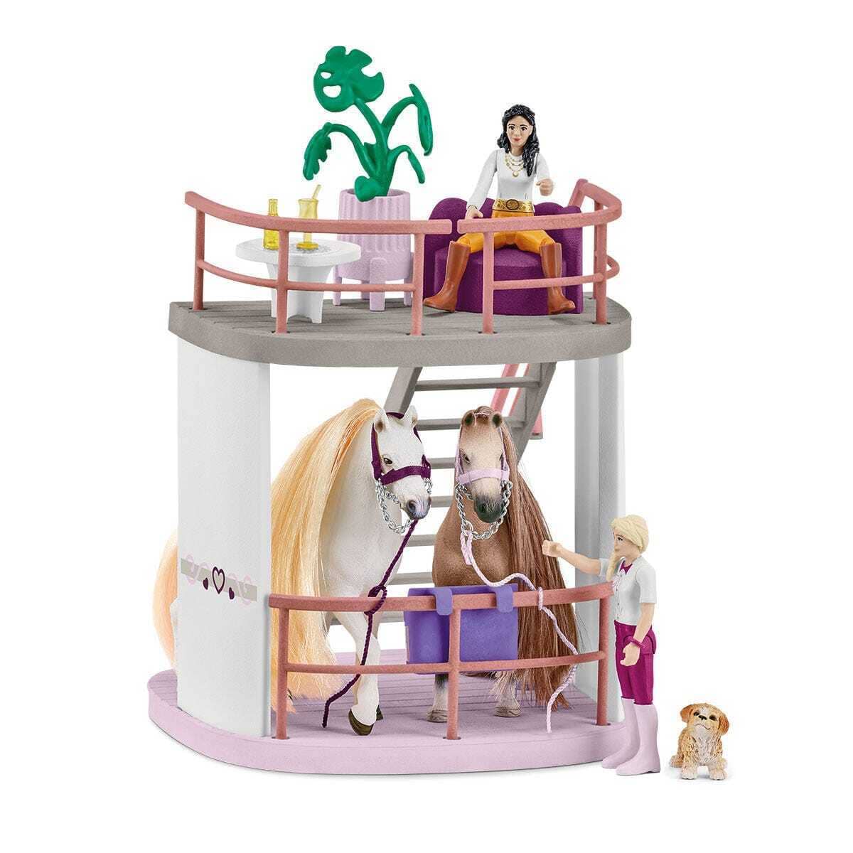 Schleich - Horse Beauty Salon - Horse Club Sofia´s Beauties Animal  Figurine Playset