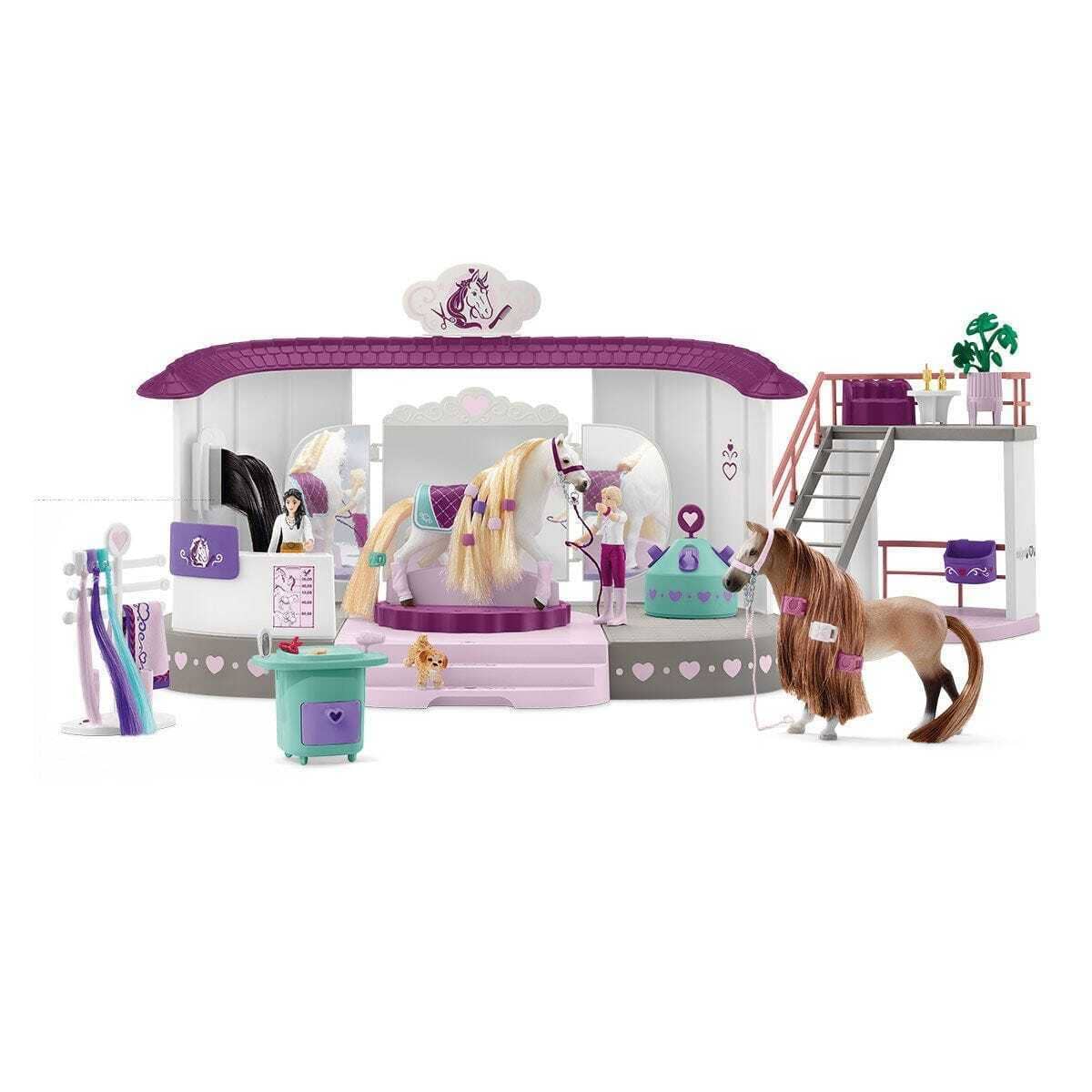Schleich - Horse Beauty Salon - Horse Club Sofia´s Beauties Animal  Figurine Playset