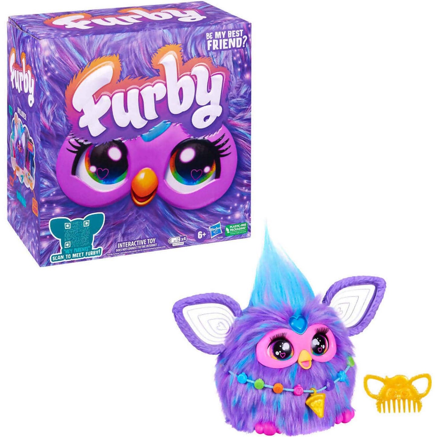 Furby Purple Interactive Toy Plush - Hasbro