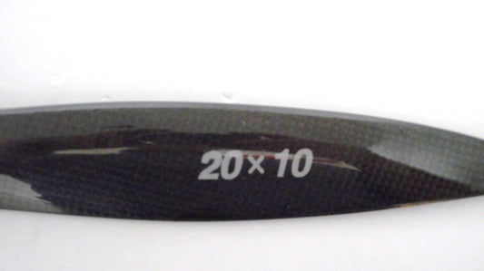 XOAR PROP 20X10 HOLLOW CARBON FIBRE 2 BLADE
