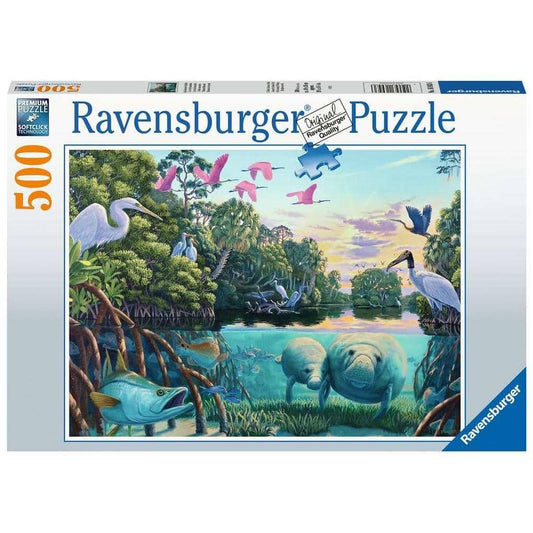 Ravensburger - Manate Moments Jigsaw Puzzle 500 Pieces