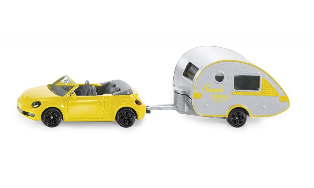 Siku - Car With Trailer Caravan Leisure Die-Cast Model