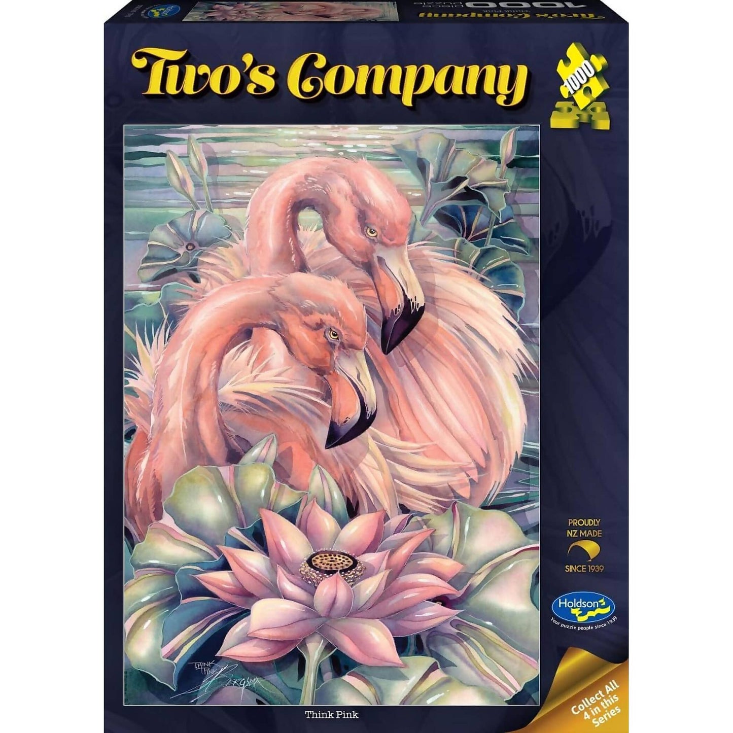 Holdson - Twos Company Think Pink - Jigsaw Puzzle 1000 Pieces