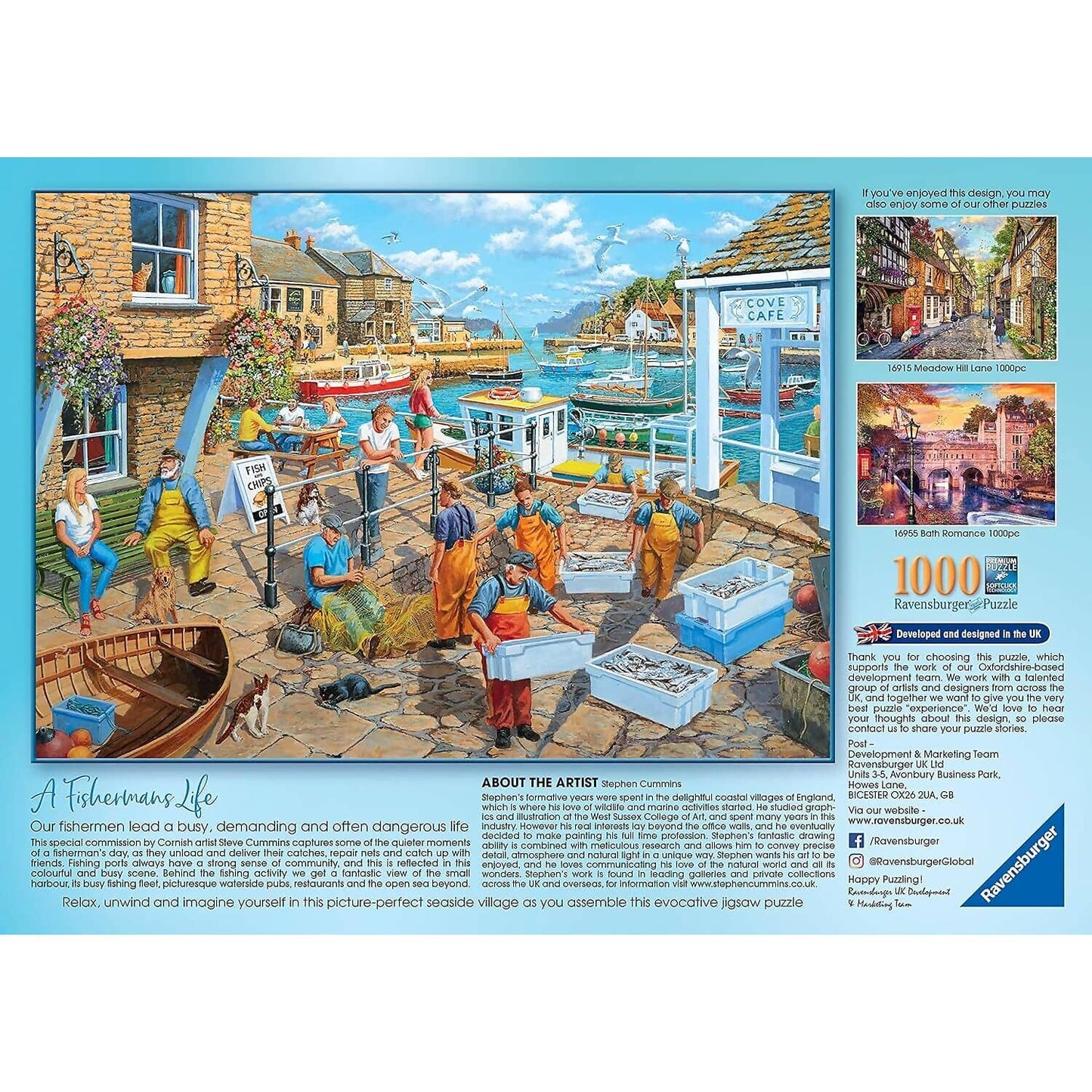 Ravensburger - A Fishermans Life Jigsaw Puzzle 1000 Pieces