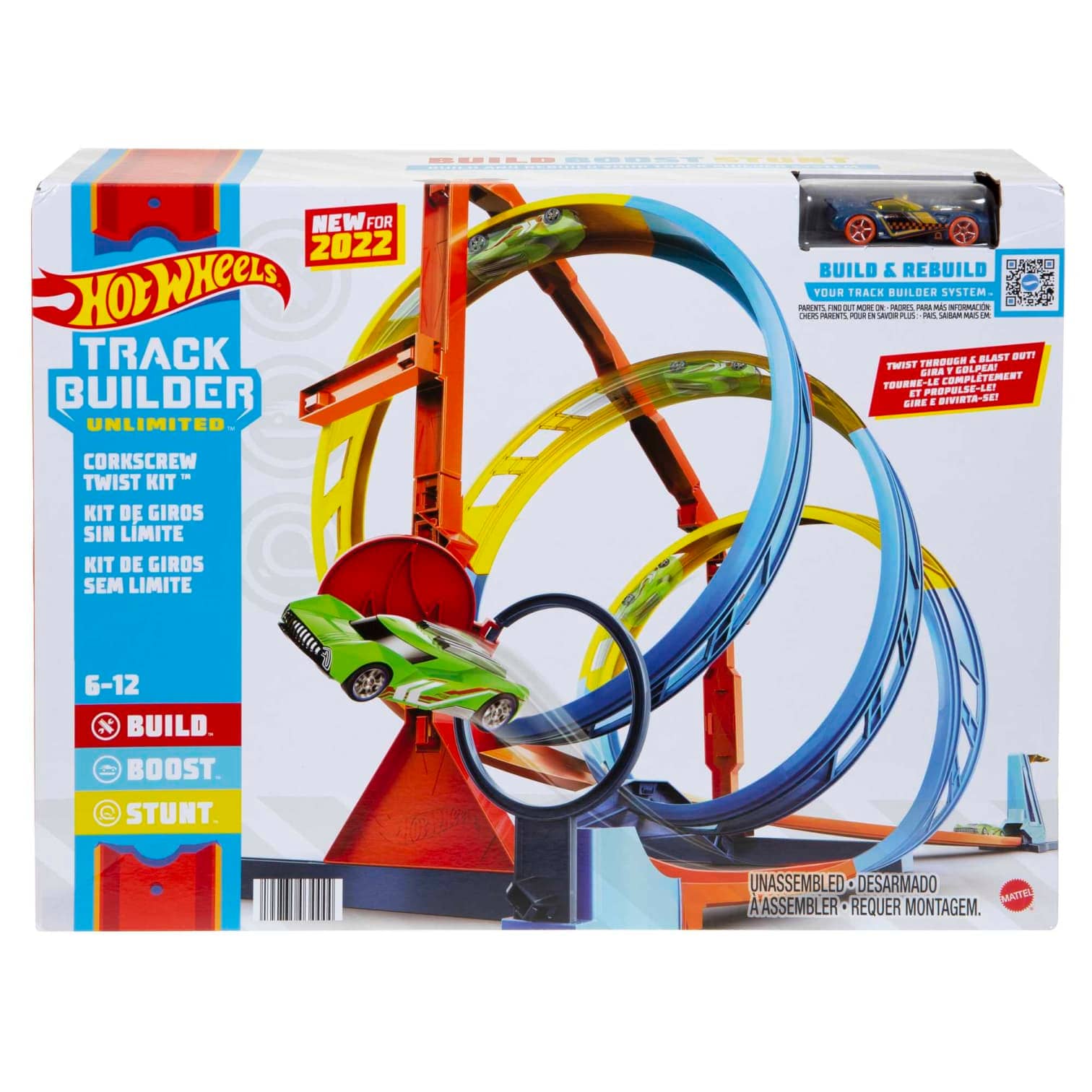Hot Wheels - ® - Track Builder Unlimited Corkscrew Twist Kit Mattel
