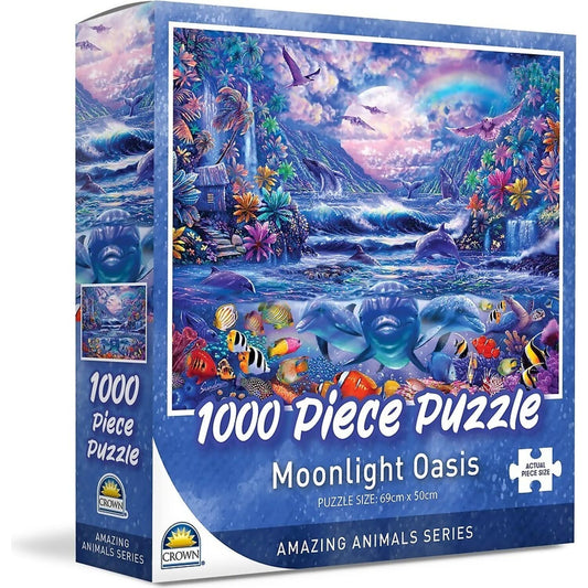 Crown - Moonlight Oasis Jigsaw Puzzle 1000 Pieces