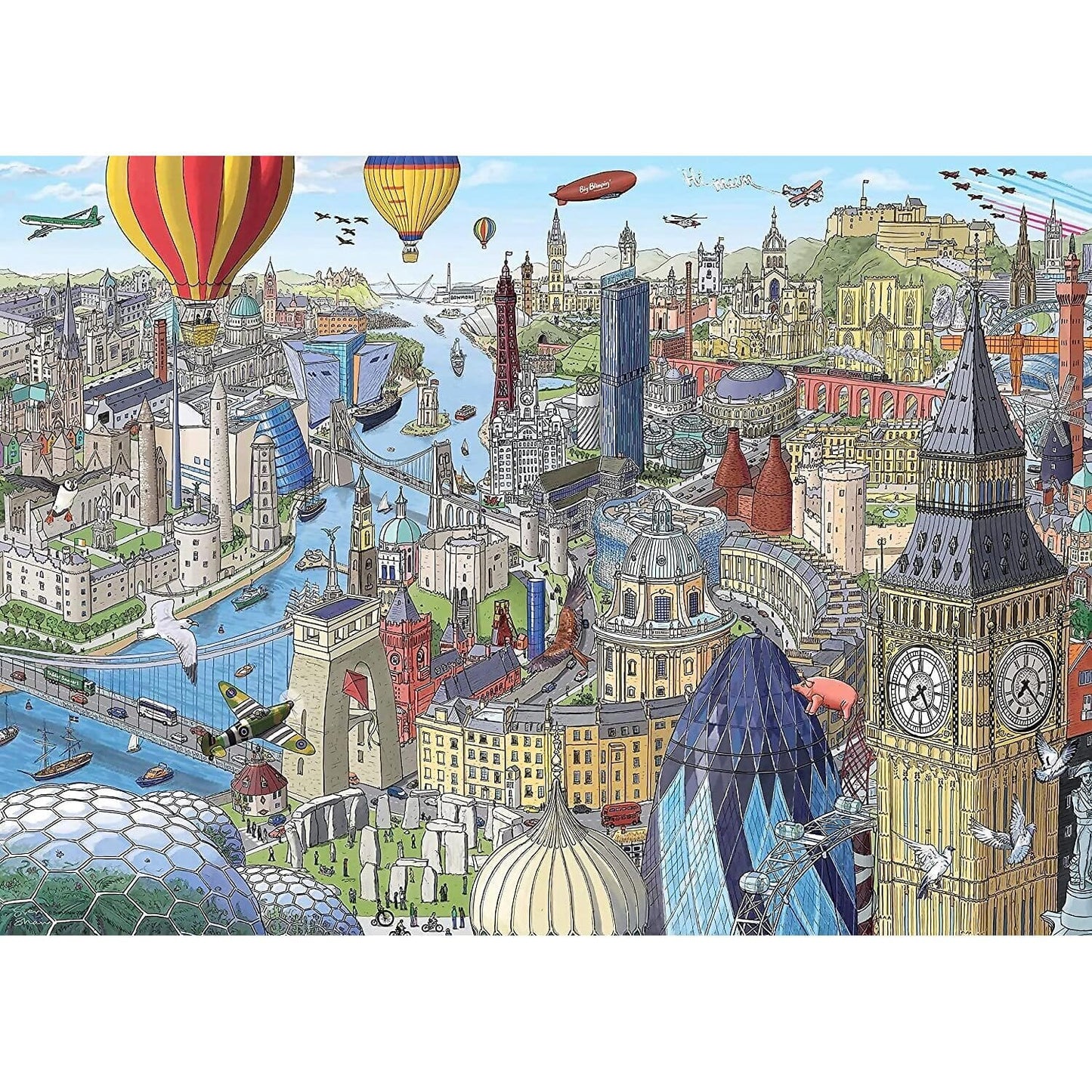 Ravensburger - Around The British Isles - Jigsaw Puzzle 1000pc