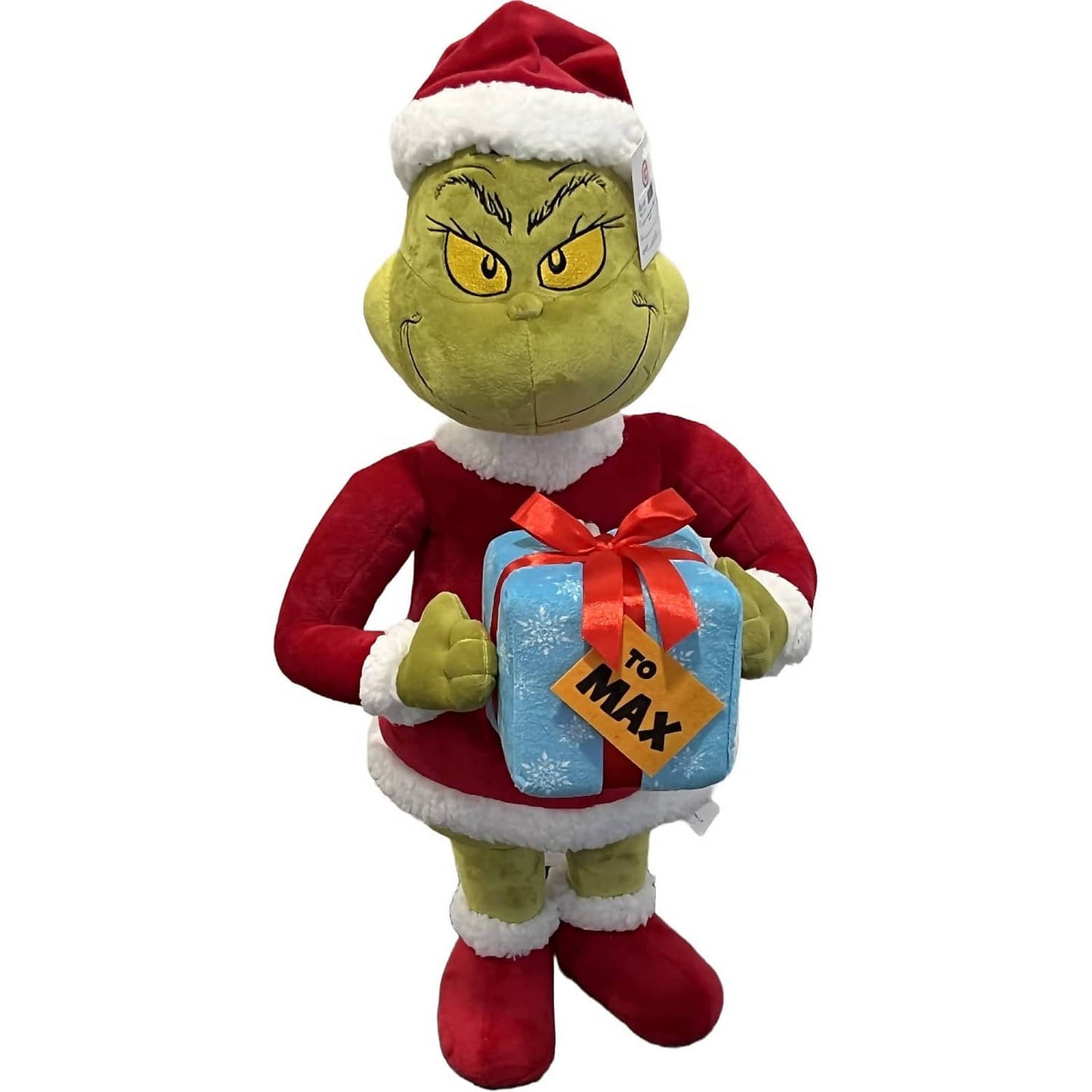 Cotton Candy - Xmas Holiday Grinch With Gift For Max 56cm - Dr. Seuss